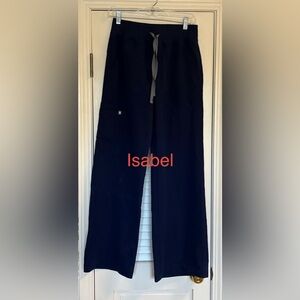 Figs Women's Navy Wide Leg Pants